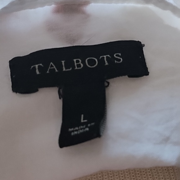 Talbots button front blouse L - Picture 6 of 7